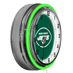 Clocks^New York Jets Imperial 18'' Neon Clock