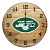 Clocks^New York Jets Imperial Oak Barrel Clock