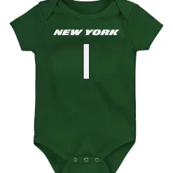 Rompers^New York Jets Infant Ahmad Sauce Gardner Green Mainliner Player Name & Number Bodysuit