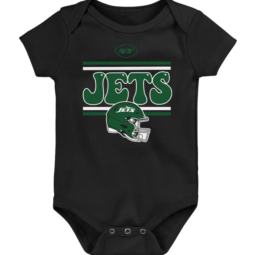 Rompers^New York Jets Infant Play Day Three-Pack Bodysuit Set