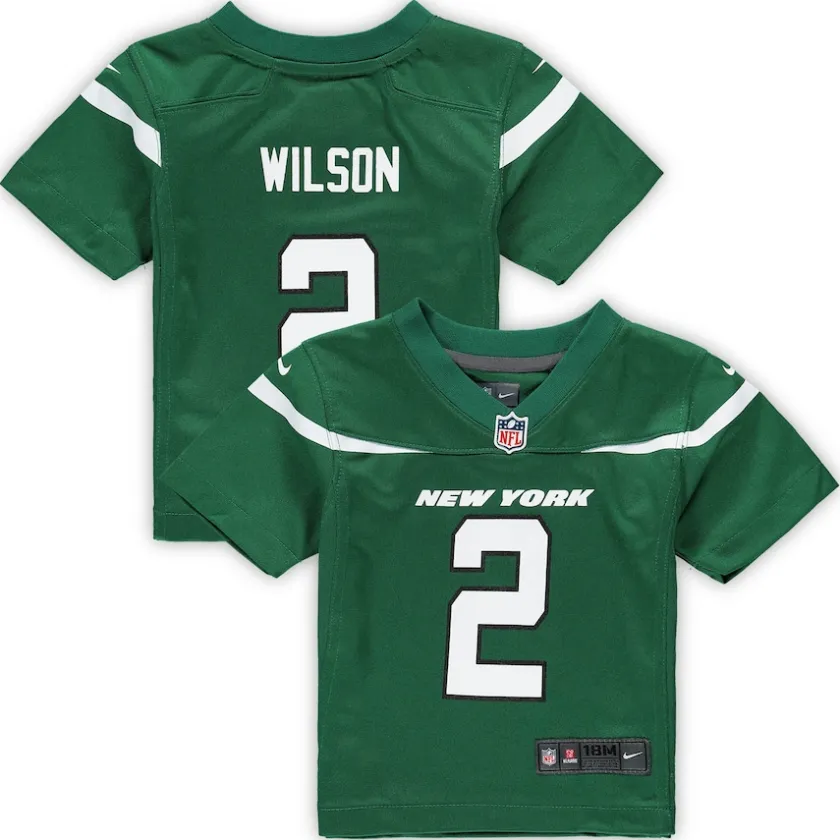 Jerseys|Kids^New York Jets Infant Nike Zach Wilson Gotham Green Game Jersey
