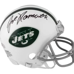 Autographed Items|Helmets^New York Jets Joe Namath Autographed Riddell Throwback Mini Helmet
