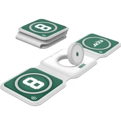 Phone Cases|Electronics^New York Jets Keyscaper Aaron Rodgers 3-in-1 Foldable Charger