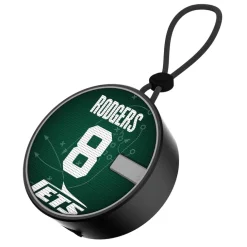Electronics|Electronics^New York Jets Keyscaper Aaron Rodgers Bluetooth IP67 Waterproof Speaker