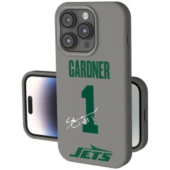 Phone Cases|Electronics^New York Jets Keyscaper Ahmad Sauce Gardner Gray Ready Soft Touch IPhone Case