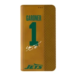Phone Cases|Electronics^New York Jets Keyscaper Ahmad Sauce Gardner Brown Folio IPhone Case