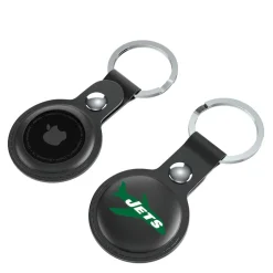 Electronics|Electronics^New York Jets Keyscaper Black Two-Pack AirTag Holders