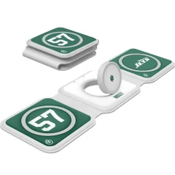 Phone Cases|Electronics^New York Jets Keyscaper C.J. Mosley 3-in-1 Foldable Charger