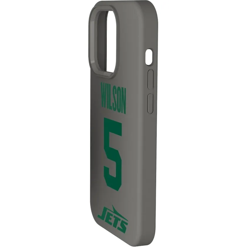 Phone Cases|Electronics^New York Jets Keyscaper Garrett Wilson Gray Ready Soft Touch IPhone Case