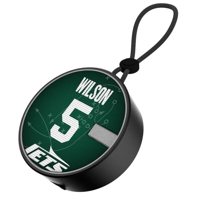 Electronics|Electronics^New York Jets Keyscaper Garrett Wilson Bluetooth IP67 Waterproof Speaker