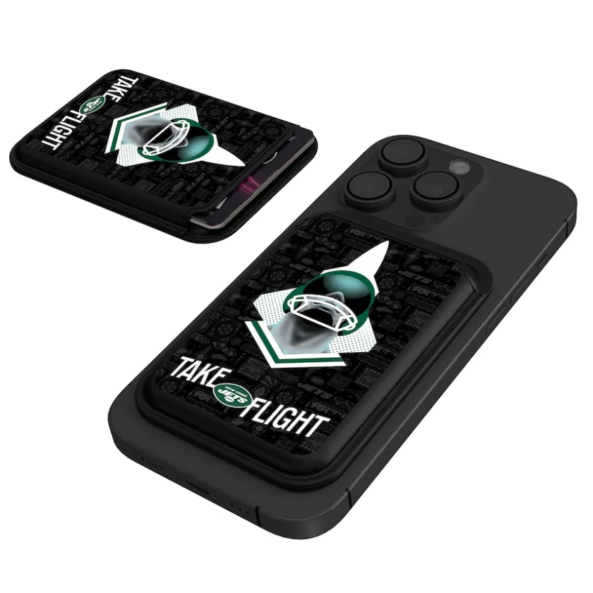 Checkbooks-Wallets^New York Jets Keyscaper Illustrated Magnetic Phone Credit Card Wallet