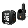 Phone Cases|Electronics^New York Jets Keyscaper Quinnen Williams Ready 2-in-1 USB Charger