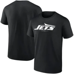 T-Shirts|Men^New York Jets Men's Black Team Lockup T-Shirt