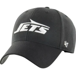 Adjustable^New York Jets Men's '47 Black MVP Adjustable Hat