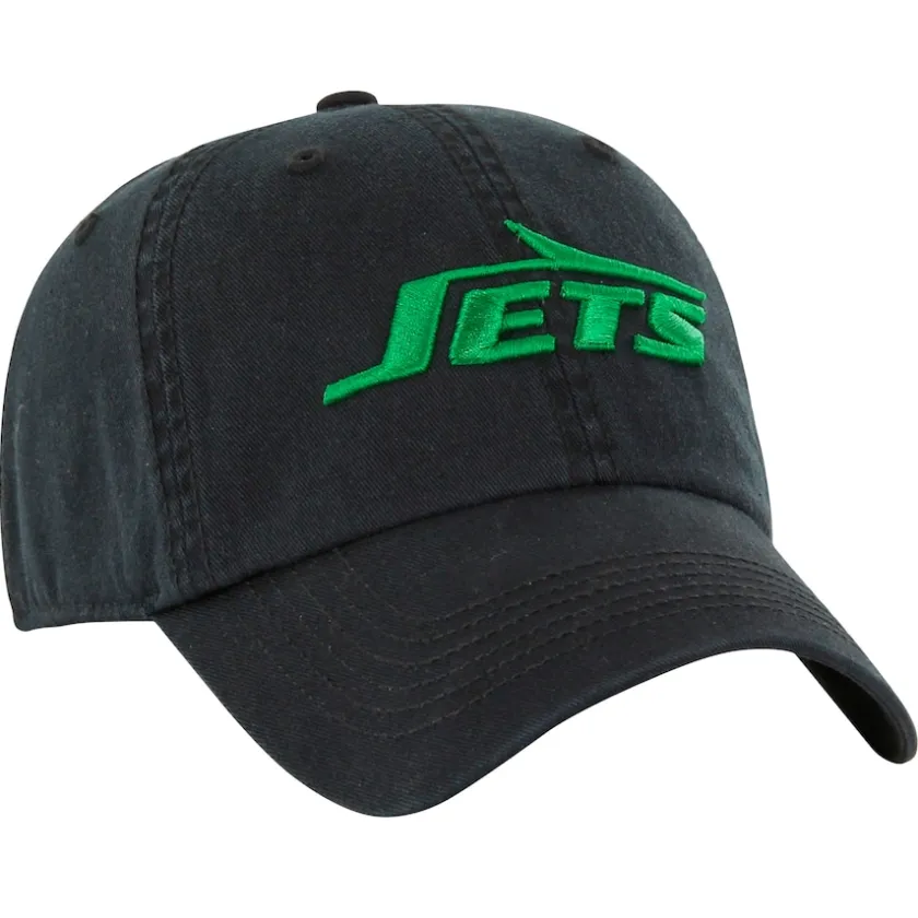 Hats|Men^New York Jets Men's '47 Black Classic Franchise Legacy Fitted Hat
