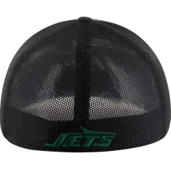 Hats|Men^New York Jets Men's '47 Black Blackball Trophy Flex Hat