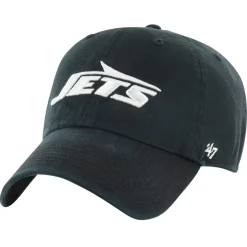 Adjustable^New York Jets Men's '47 Black Clean Up Tonal Adjustable Hat