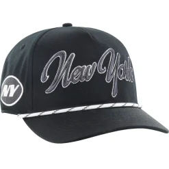 Adjustable^New York Jets Men's '47 Black Overhand Speckle Hitch Adjustable Hat