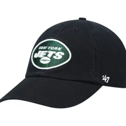 Hats|Men^New York Jets Men's '47 Black Secondary Clean Up Adjustable Hat