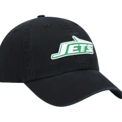 Adjustable^New York Jets Men's '47 Black Clean Up Legacy Adjustable Hat