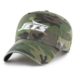 Hats|Men^New York Jets Men's '47 Camo Woodland Clean Up Adjustable Hat