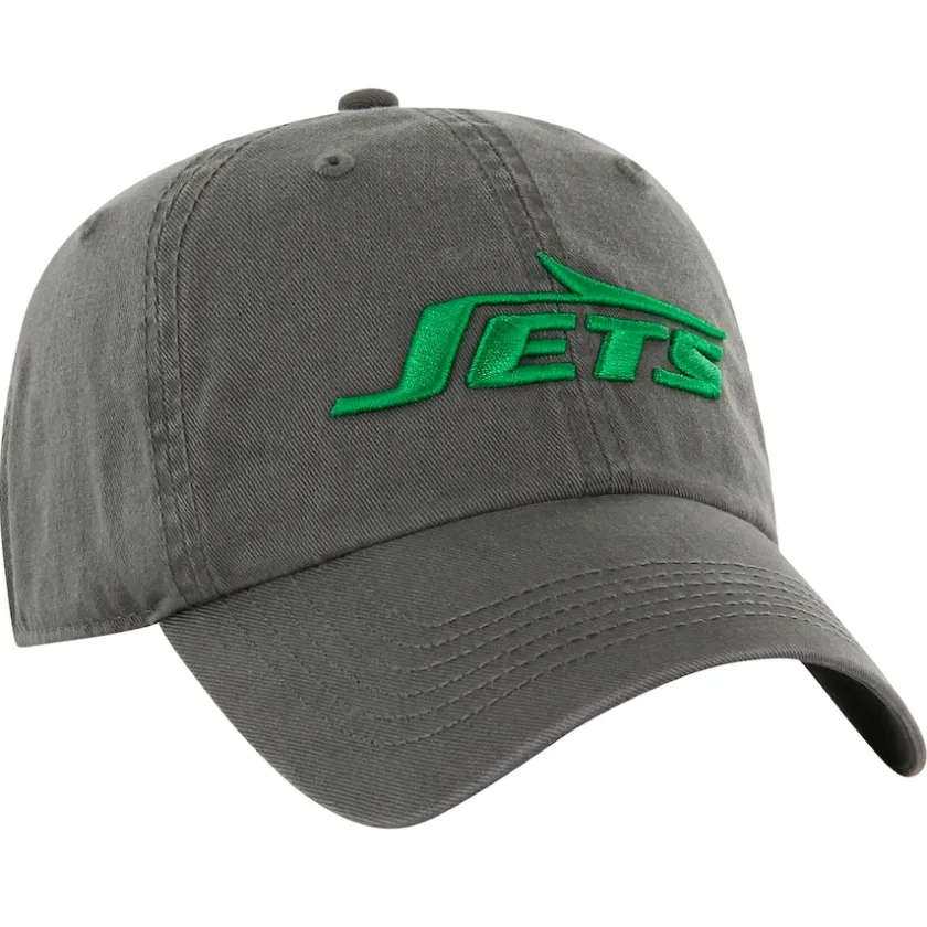 Hats|Men^New York Jets Men's '47 Charcoal Classic Franchise Legacy Fitted Hat