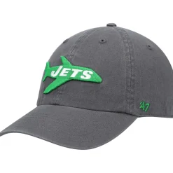 Adjustable^New York Jets Men's '47 Charcoal Clean Up Legacy Adjustable Hat