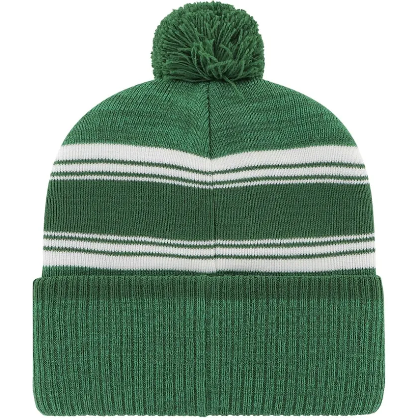 Knit^New York Jets Men's '47 Green Fadeout Cuffed Knit Hat With Pom