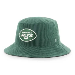 Bucket^New York Jets Men's '47 Green Thick Cord Bucket Hat