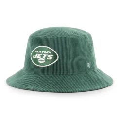 Bucket^New York Jets Men's '47 Green Thick Cord Bucket Hat