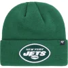 Hats|Men^New York Jets Men's '47 Green Primary Cuffed Knit Hat