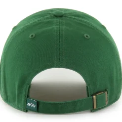 Adjustable|Hats^New York Jets Men's '47 Green Clean Up Primary Adjustable Hat