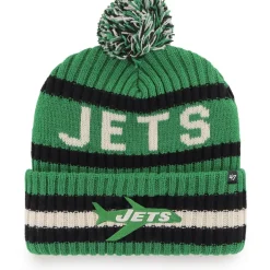 Hats|Men^New York Jets Men's '47 Kelly Green Legacy Bering Cuffed Knit Hat With Pom