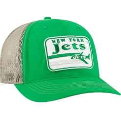 Adjustable^New York Jets Men's '47 Kelly Green/Natural Campscape Relaxed Trucker Adjustable Hat
