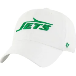 Fitted^New York Jets Men's '47 White Classic Franchise Legacy Fitted Hat