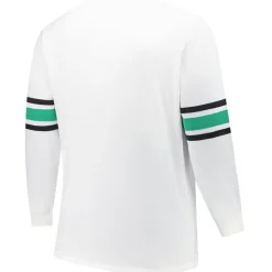 Big & Tall^New York Jets Men's '47 White Big & Tall Premier Brex Long Sleeve T-Shirt