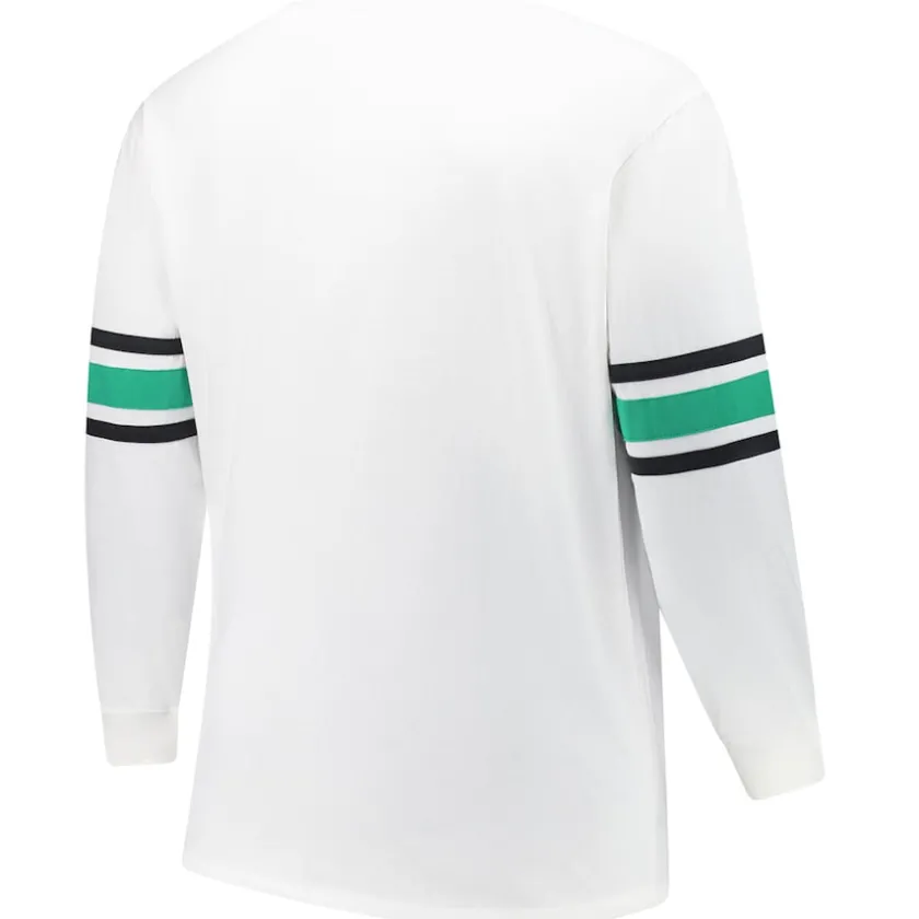 Big & Tall^New York Jets Men's '47 White Big & Tall Premier Brex Long Sleeve T-Shirt