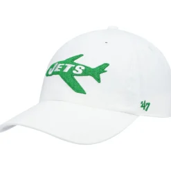 Adjustable^New York Jets Men's '47 White Clean Up Legacy Adjustable Hat