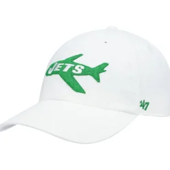 Adjustable^New York Jets Men's '47 White Clean Up Legacy Adjustable Hat