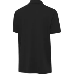 Polos^New York Jets Men's Antigua Black Reprocess Polo