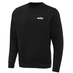 Sweatshirts & Fleece|Men^New York Jets Men's Antigua Black Big & Tall Victory Pullover Sweatshirt