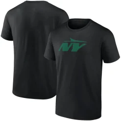 T-Shirts|Men^New York Jets Men's Black Secondary Logo T-Shirt