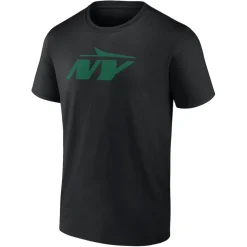 T-Shirts|Men^New York Jets Men's Black Secondary Logo T-Shirt
