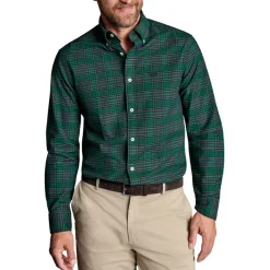 Sweaters & Dress Shirts^New York Jets Men's Charles Tyrwhitt Green Slim Fit Oxford Button-Down Shirt