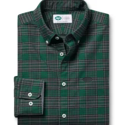 Sweaters & Dress Shirts^New York Jets Men's Charles Tyrwhitt Green Slim Fit Oxford Button-Down Shirt