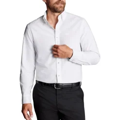 Sweaters & Dress Shirts^New York Jets Men's Charles Tyrwhitt White Slim Fit Oxford Button-Down Shirt