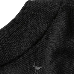 Sweaters & Dress Shirts|Sweatshirts & Fleece^New York Jets Men's Charles Tyrwhitt Black Merino Full-Zip Sweater