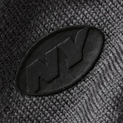 Sweaters & Dress Shirts|Sweatshirts & Fleece^New York Jets Men's Charles Tyrwhitt Gray Merino Quarter-Zip Pullover Sweater
