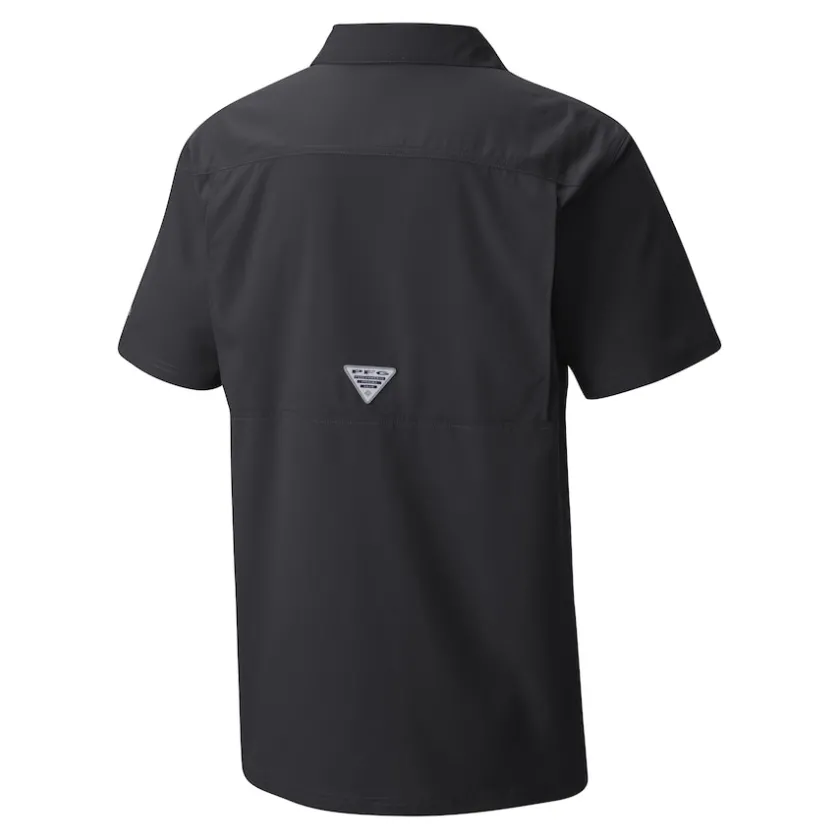 Sweaters & Dress Shirts^New York Jets Men's Columbia Black Slack Tide Omni-Wick Button-Up Camp Shirt