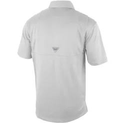 Polos^New York Jets Men's Columbia Gray Omni-Wick Flycaster Pocket Polo